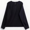 Tibi Lyocell Drape Squareneck Top