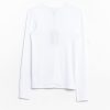 Tibi Ribbed Crewneck Pullover T, view 2