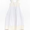 Tibi Linen Cotton Voile Sculpted Dress