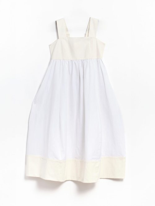 Tibi Linen Cotton Voile Sculpted Dress