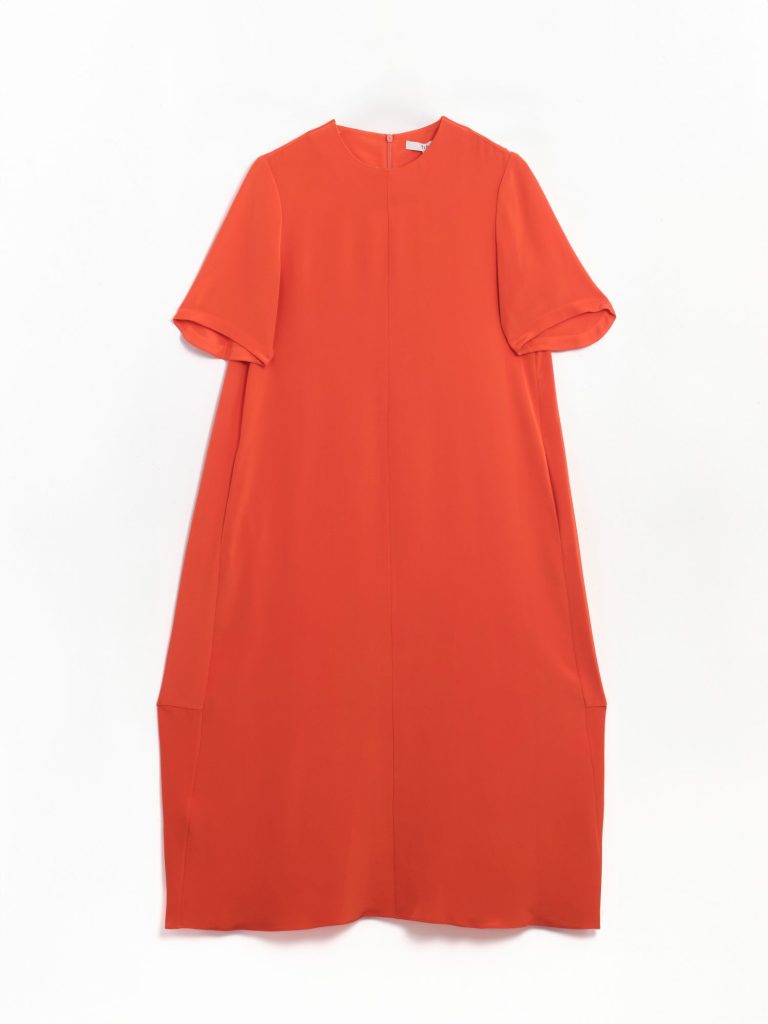 Tibi 4 Ply Silk T-Shirt Dress