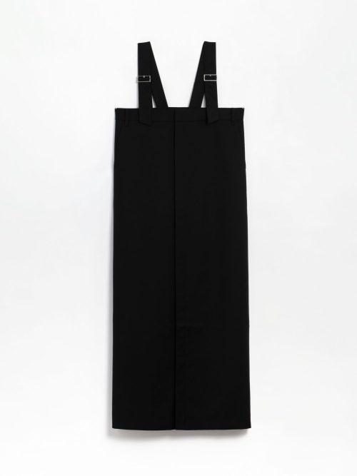 Tibi Tropical Wool Convertible Overall Skirt