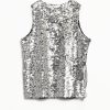 Junya Watanabe Silver Sequin Top, view 2