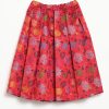 Comme des Garçons Floral-Jacquard A-Line Midi Skirt