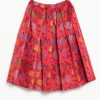 Comme des Garçons Floral-Jacquard A-Line Midi Skirt, view 2