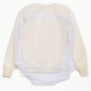 Comme des Garçons Sweater with Tulle Overlay, view 4