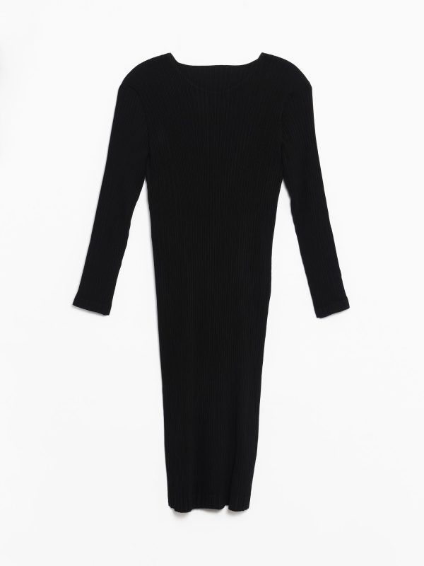Issey Miyake Hatching Pleats Dress, view 2