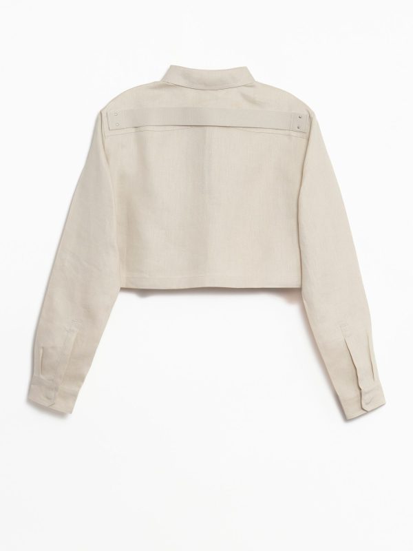 Rick Owens Cropped Outershirt - Dinge, view 2