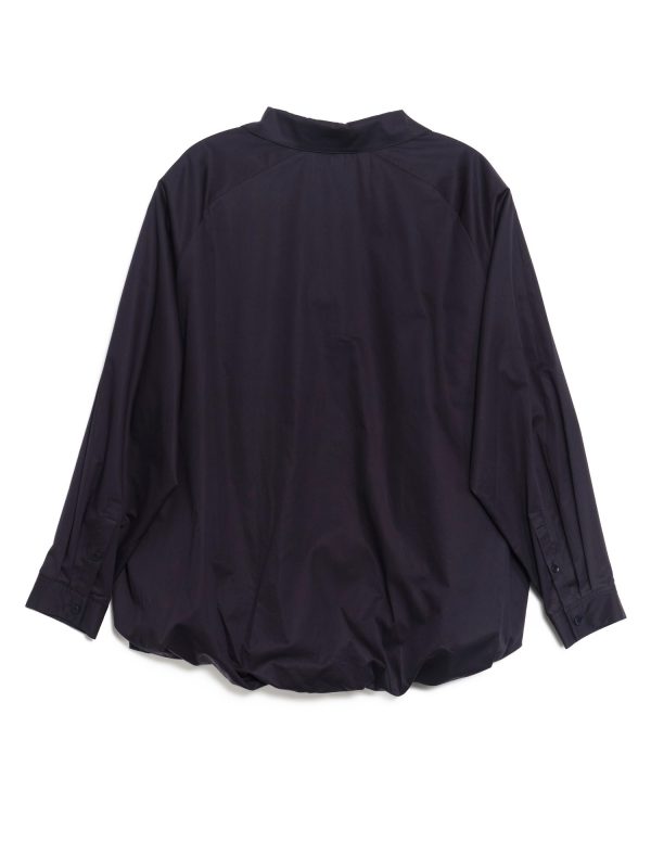 Tibi Eco Poplin Bubble Hem Shirt Jacket, view 2