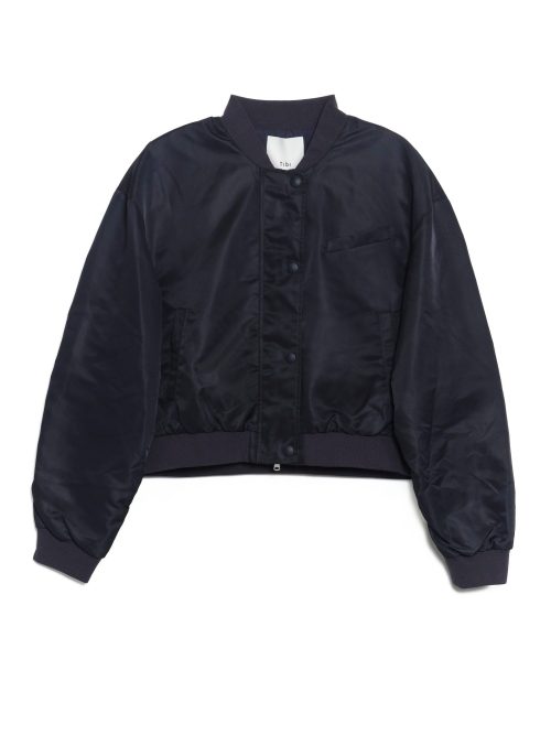 Tibi Eco Nylon Cropped Bomber