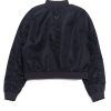 Tibi Eco Nylon Cropped Bomber, view 2