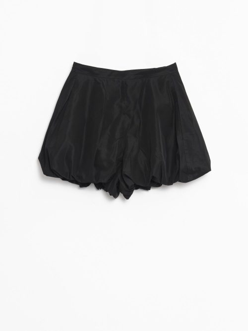 Tibi Italian Sporty Nylon Bubble Short