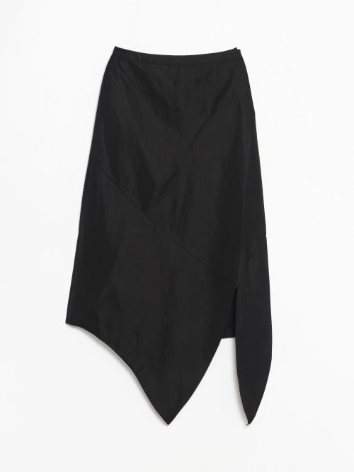 Tibi Italian Sporty Nylon Tie Skirt
