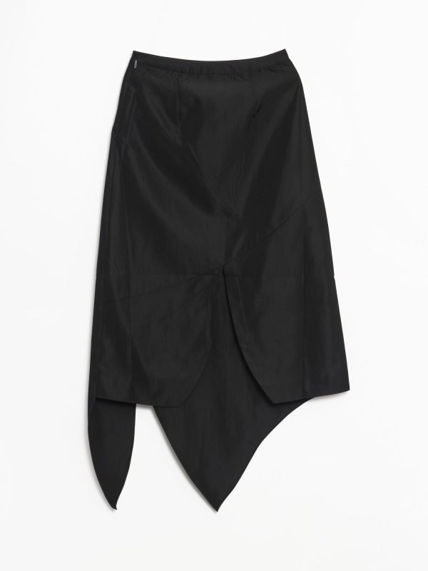 Tibi Italian Sporty Nylon Tie Skirt, view 2