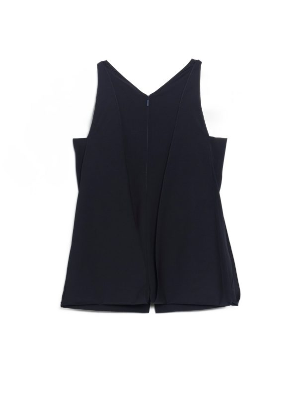 Tibi Tropical Wool Sleeveless Paneled Tunic, view 2
