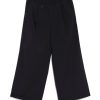 Comme des Garçon Homme Elastic Waist Black Trouser