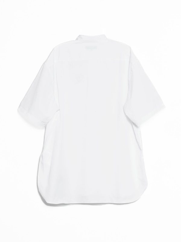 Comme des Garçon Homme Short-Sleeve Embroidered LogoButton Down, view 3