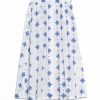 Engineered Garments Gather Skirt - Embroidery