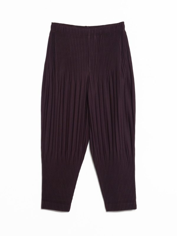 Issey_Miyake_4550292789498_018.jpg Issey Miyake Homme Plissé Trousers - Plum