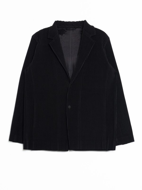 Issey_Miyake_499376X_041.jpg Issey Miyake Homme Plissé Basics Jacket - Black