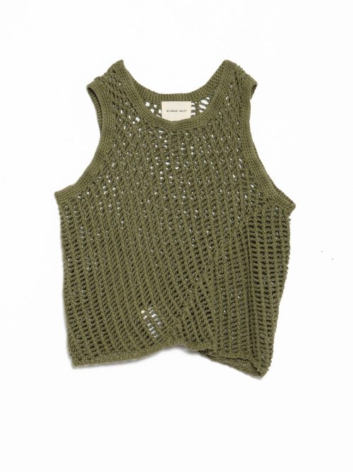 Nicholas Daley Knitted Vest- Green