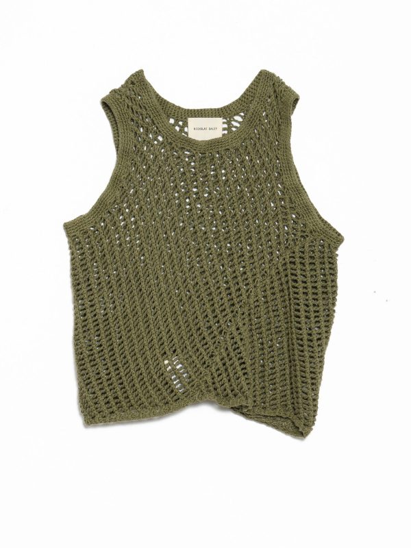 Nicholas Daley Knitted Vest- Green