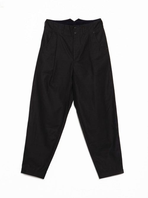 Nicholas Daley Pleated Trouser - Black