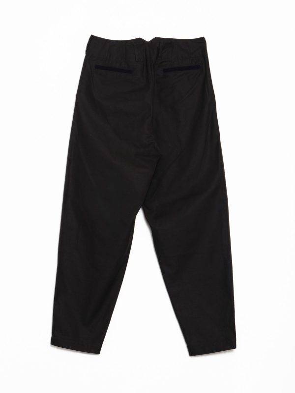 Nicholas Daley Pleated Trouser - Black, view 2