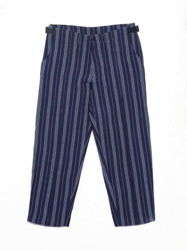 Nicholas Daley 70's Trouser - Navy Linen