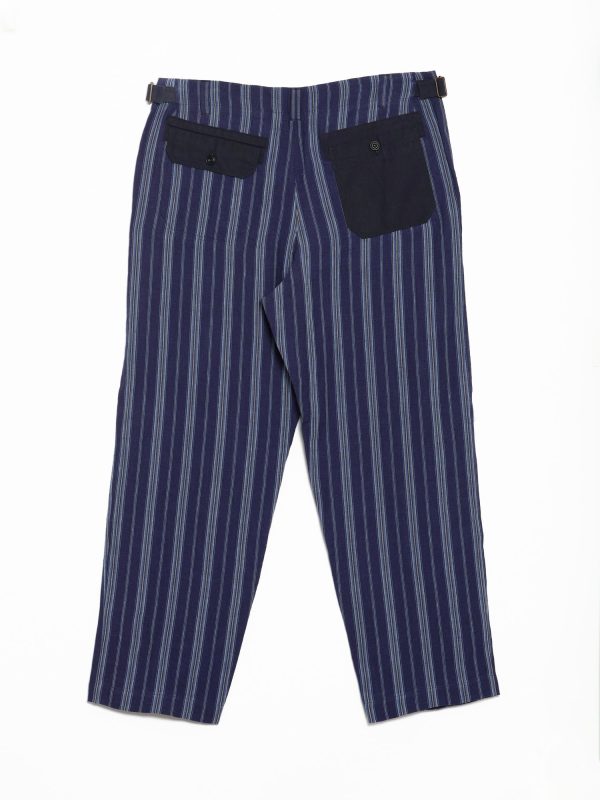 Nicholas Daley 70's Trouser - Navy Linen