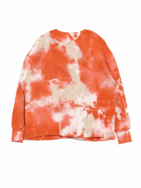 Nicholas Daley Waffle Crew Neck- tie dye, view 2