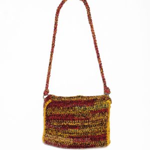 Nicholas Daley Messenger Bag- Red/Black/Yellow