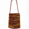 Nicholas Daley Messenger Bag- Red/Black/Yellow, view 2