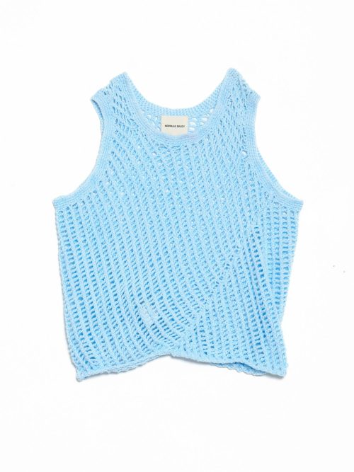 Nicholas Daley Knitted Vest- Blue