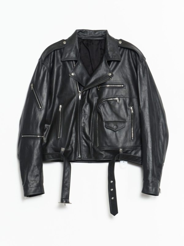 ジャケット・アウター Rick Owens CROPPED JUMBO BAUHAUS STOOGES Rick Owens Jumbo Bauhaus Stooges Jacket | Black | FARFETCH