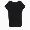 Rick Owens Hiked T - Black Cashmere Blend Jersey, view 2