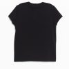 Rick Owens Cropped Level T - Black Classic Cotton Jersey, view 2