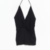 Rick Owens Draped Top - Black Rainino Jersey