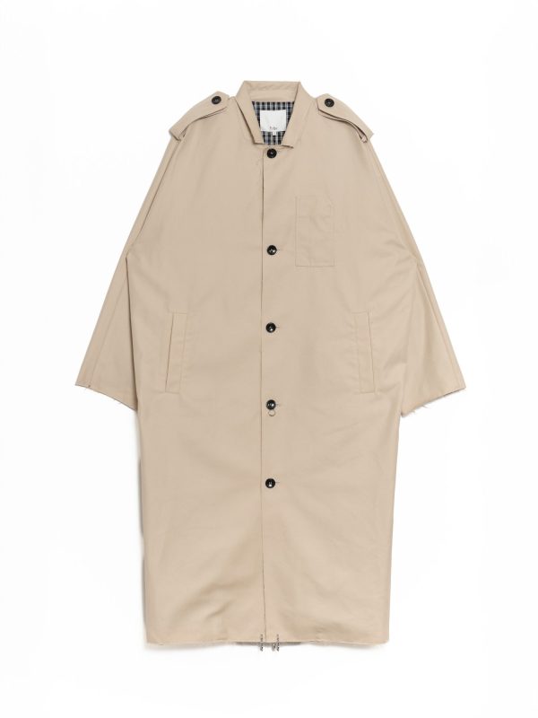 Tibi Reversible Cuffed Trench