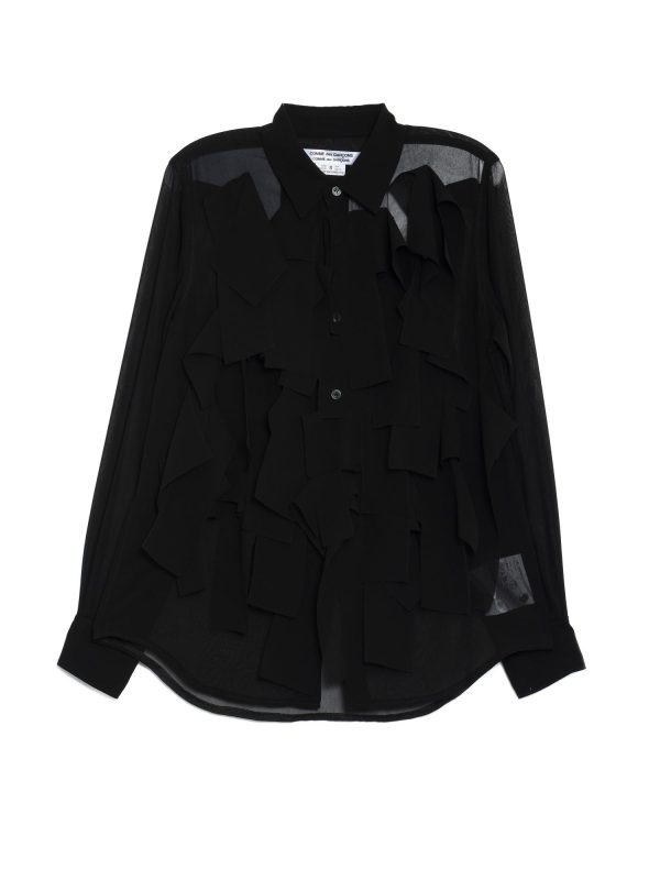 Comme des Garçons Ruffle Chest LS Button Up