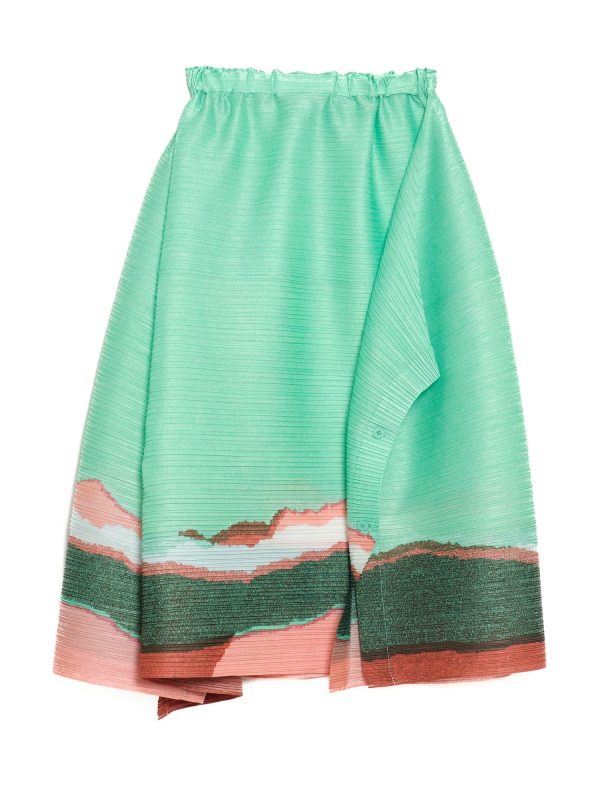 Issey Miyake Pleats Please Grainy Colors Skirt, view 2