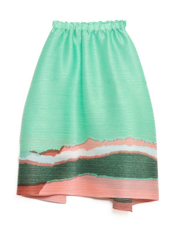 Issey Miyake Pleats Please Grainy Colors Skirt, view 3