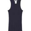 Tibi Circular Fine Rib T Tank