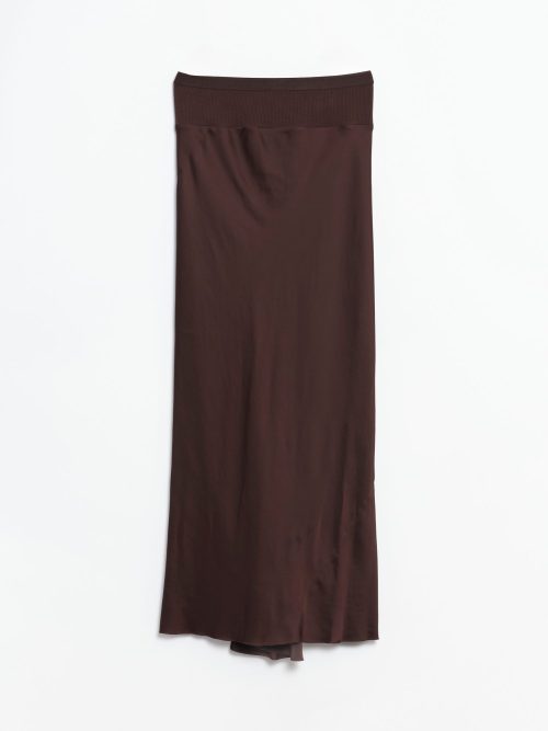 Rick_Owens_10504_433.jpg Rick Owens Calf Bias Skirt - Mahogany
