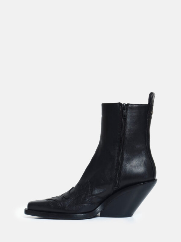 AnnDemeulemeester_11171_139.jpg Ann Demeulemeester Heimo Pointy Ankle Boots, view 4