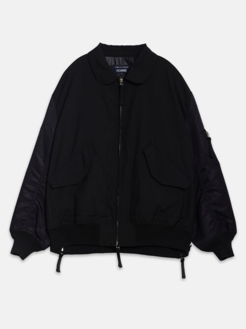 Comme des Garçons Homme Peter Pan Collar Bomber Jacket