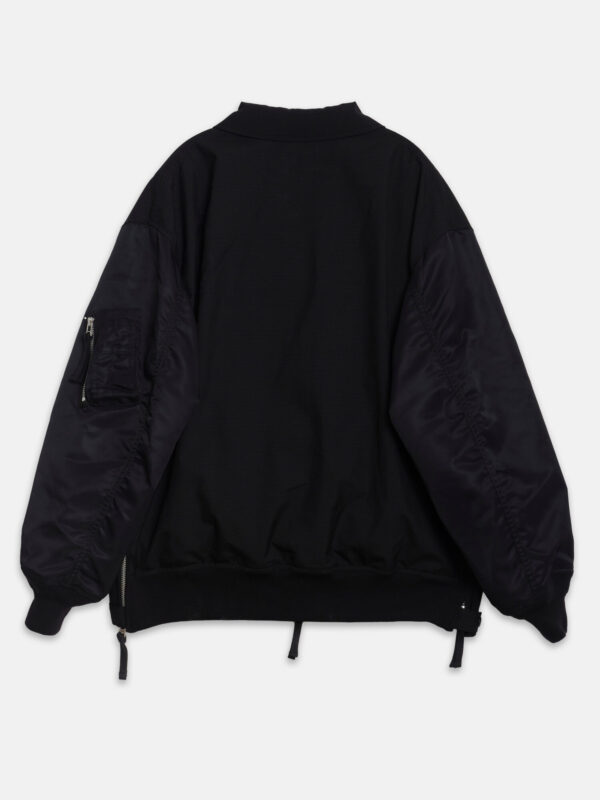 CDG_11049_172.jpg Comme des Garçons Homme Peter Pan Collar Bomber Jacket, view 2