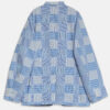 Kuon Stripe Patchwork Blazer, view 2