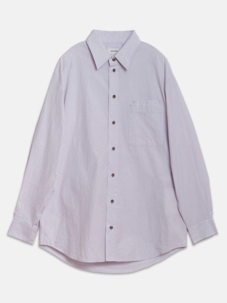 Lemaire Double Pocket Shirt - Misty Lilac