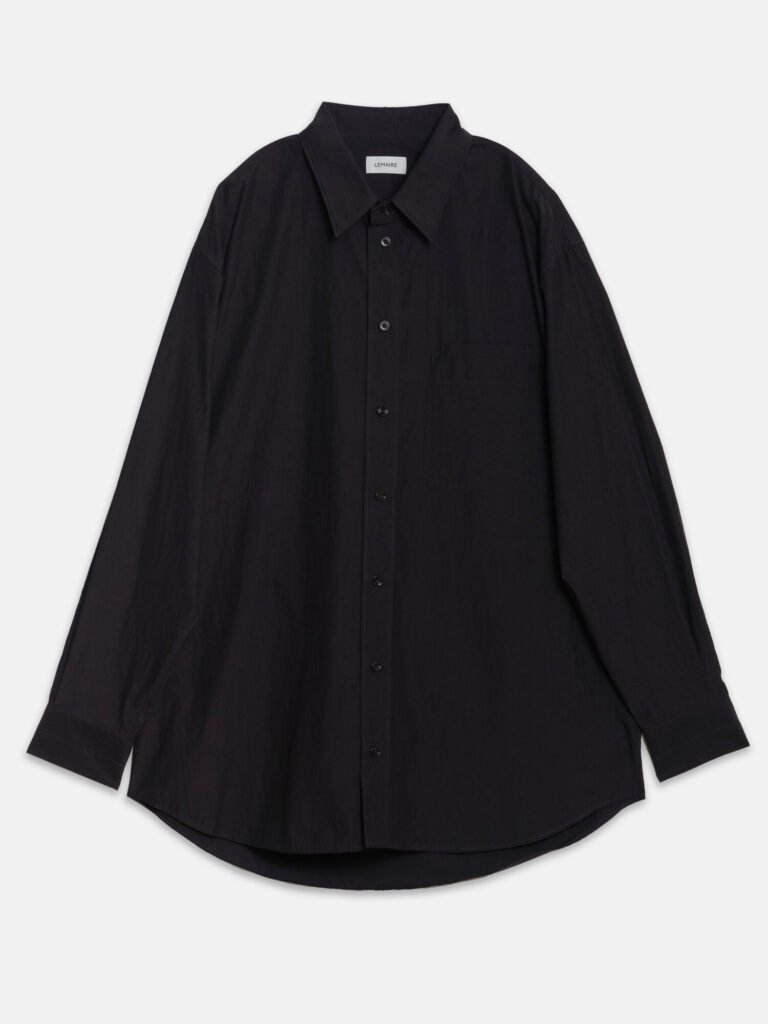 Lemaire Double Pocket Shirt - Charcoal